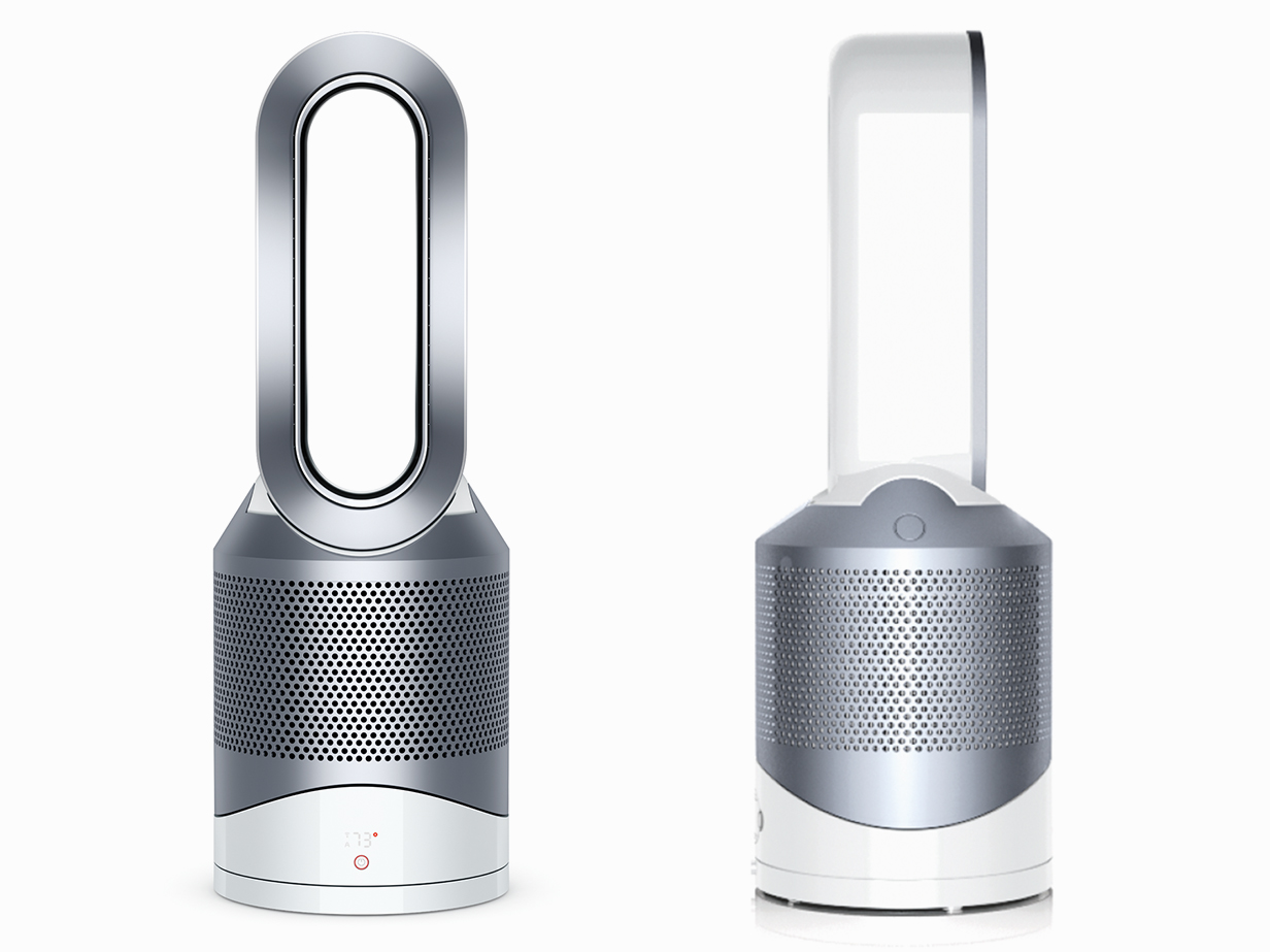 Dyson Pure Hot+Cool Link™ purifier front and side view